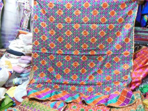 Cotton phulkari dupattas