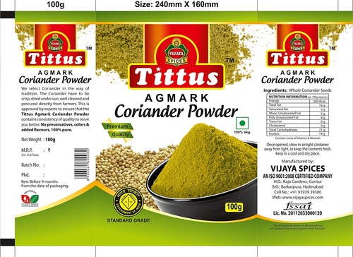 Coriander Powder Dealers