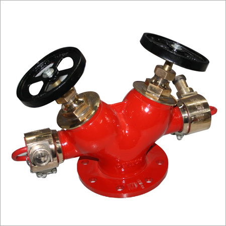 Double Headed Landing valve