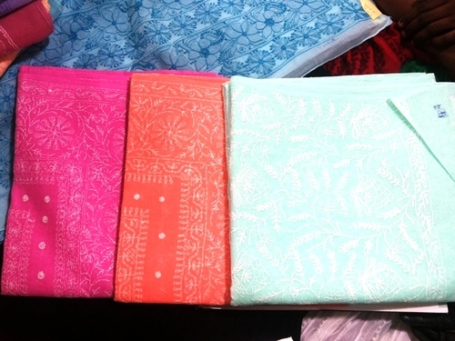 Chikan Work Kurtis