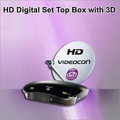 Hd Digital Set Top Box With 3d - 15x10x3 Cm, 0.5 Kg | 1080p Hd Video, Dolby Digital Audio, Hdmi Usb Connectivity, Easy Setup