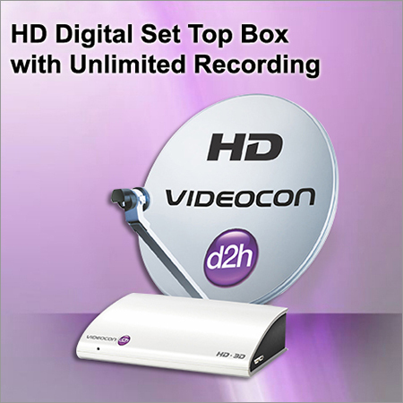 HD Digital Set Top Box With Unlimited Recording - 150x100x40 mm, 1080p Resolution | HDMI, USB, Unlimited Storage, Easy Setup, Reliable Performance