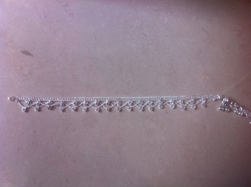 Silver anklets