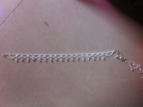 Silver plated payal