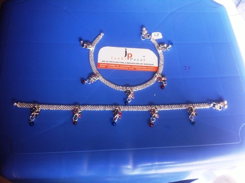 Imitation diamond anklets
