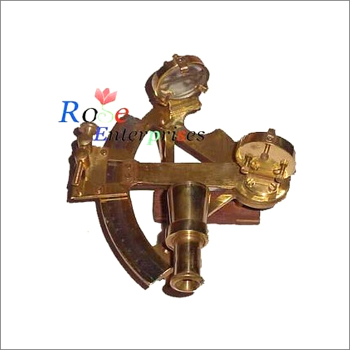 Antique Brass Marine Sextant