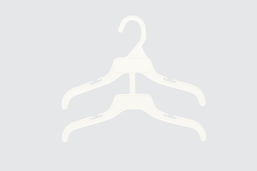 PLASTIC HOOK TOP HANGERS