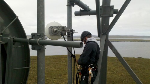 MOUNTING OF M/W ANTENNA & HOP ALINGMENT