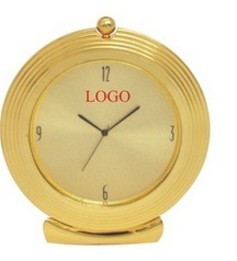 Brass Golden Round Clock