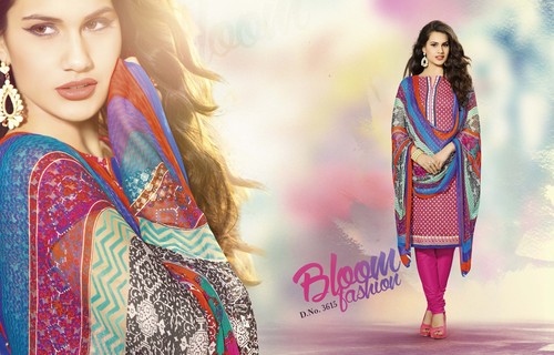 New Cotton Pink Colour Suits