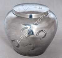 Coated Metal Horse Cremation Urn