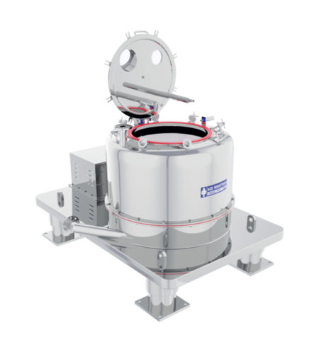 Four Point Mounting Centrifuge - Stainless Steel 316 Material, 1000 RPM Speed, Temperature Control Range 85°C | Low Vibration, Easy Handling, Bottom Driven Basket