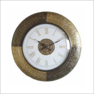 Ethnic Brass Fitted Wall Clocks