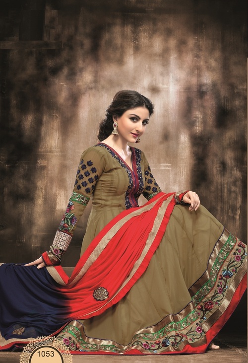 Multicolor New Desinger Anarkali Suits