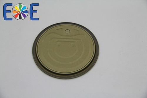 Sri Lanka Tinplate Easy Open Cap 73mm EOE - 82.20mm OD 1.95mm Countersink Depth Secure Seal Tamper Evident