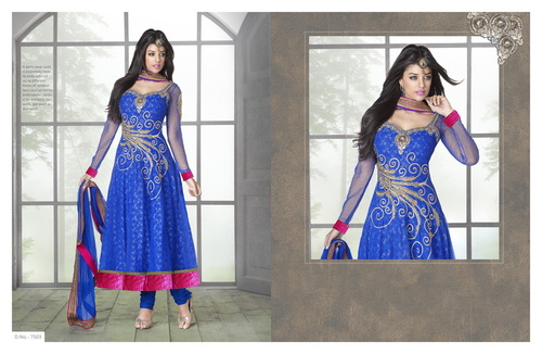 Blue Latest Salwar Kameez