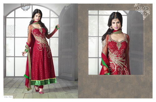Red Stylish Salwar Kameez