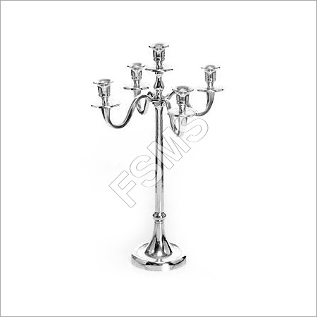 Silver Plated Candle Holder Silver Plated Candle Holder