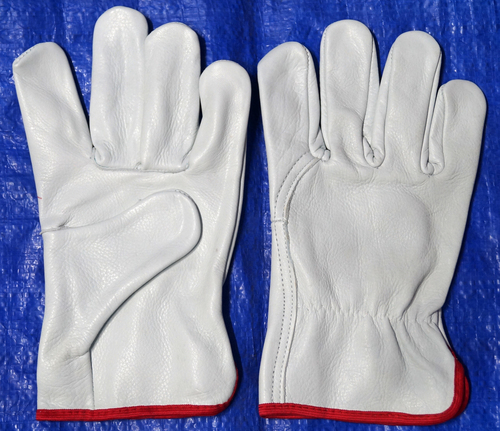 Cow Grain Leather Driving Gloves