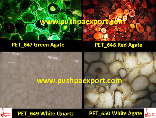 Agate and Quartz Slabs
