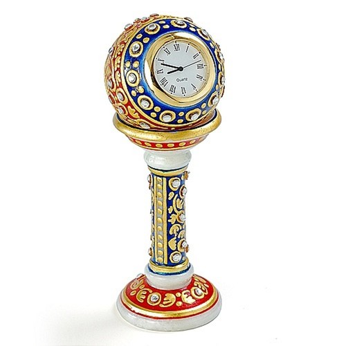 MARBLE PILLAR CLOCK