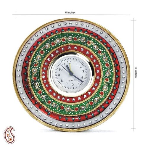 MARBLE ROUND CLOCK