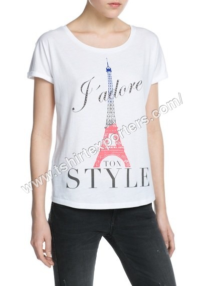 महिलाओं की फैंसी टी शर्ट