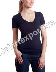Ladies Deep V neck Tshirt
