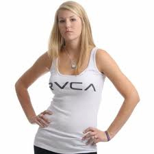 Ladies White Singlet