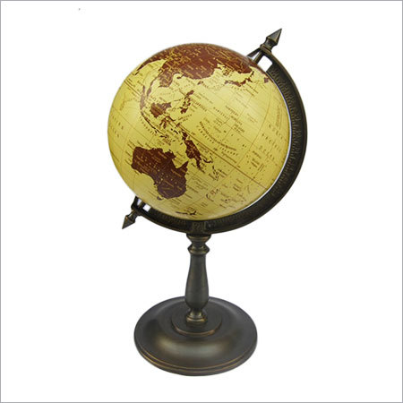 VINTAGE ART DECOR GEOGRAPHICAL WORLD GLOBE DESKTOP WITH STAND