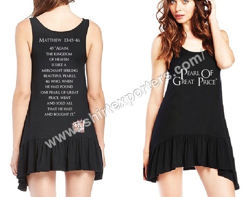Ladies Viscose Tshirt Black
