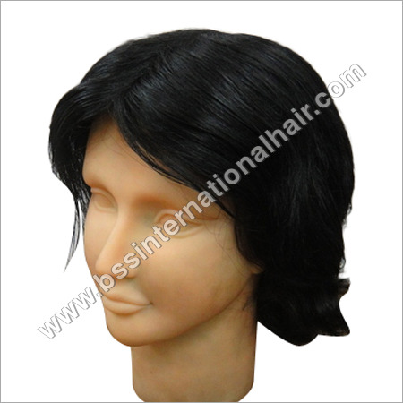 Mens Human Hair Wig