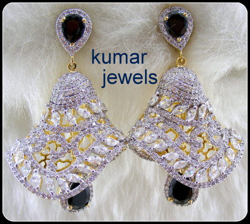 Big Diamond Jhumki Earring