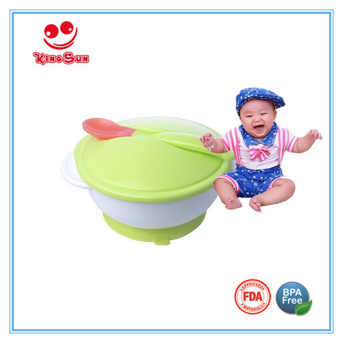 Blue Baby Feeding Suction Bowl