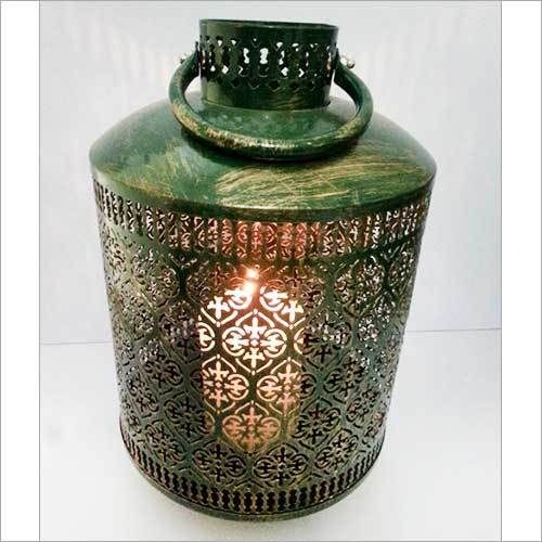 A DECORATIVE 15" CANDLE LANTERN LAMP