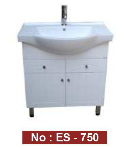 Fancy PVC Cabinet with Ceramic Basin