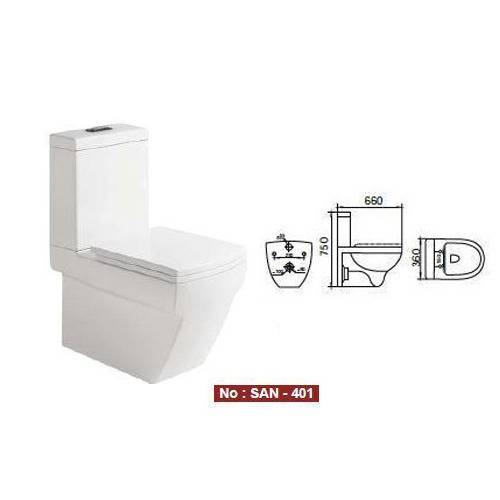 Two Piece Wall Hung Closet