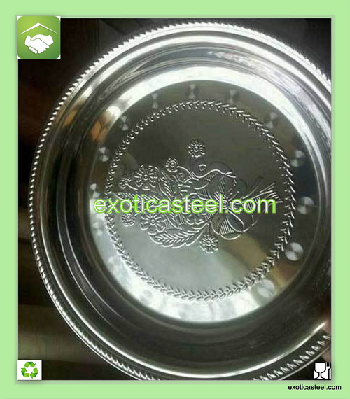 Utensil Sets Stainless Steel Round Tray