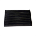 Grooved Rubber Sole Plate - Hdpe Material, Vibration Dampening For Channel Sleepers | Cost-effective, Durable, Easy To Use, High Performance