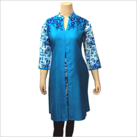 3/4 SLEEVE EMBROIDERED STYLISH KURTI