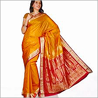 Plain Chiffon Saree