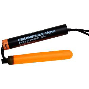 Personnel Marker Lights - Plastic, 10x2 cm, Orange | Coast Guard Approved, Waterproof, Buoyant, Immediate Activation, 360° Visibility