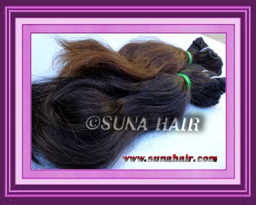 100% Body weavy hand tied virgin mangolian hair ex