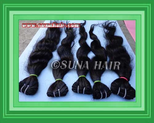 Peruvian 24 inch remy body weavy virgin human hair