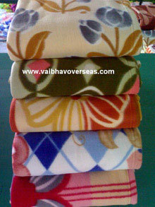 Printed Fleece Blankets By VAIBHAV OVERSEAS