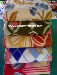 Printed Fleece Blankets - Multicolor Options, Gsm 110 To 450 | Exquisite Design, Perfectly Woven With Fine Finishing