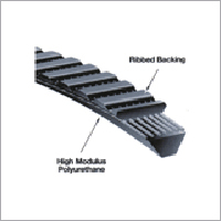 Polyflex Belts - Polyurethane, Variable Length & Width, Black | Ribbed Backing, Abrasion Resistant, Durable, Easy Install, High Performance