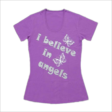 Purple Half Sleeve with Silver Glitter