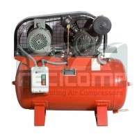 Recicomp Air Compressor 7.5HP RC-075 - 7.5HP Motor, 2 Cylinders, 175 PSIG Max Pressure, 740 LTR/Min Air Delivery | Smart Operation, Low Maintenance, Durable, Reliable, High Performance