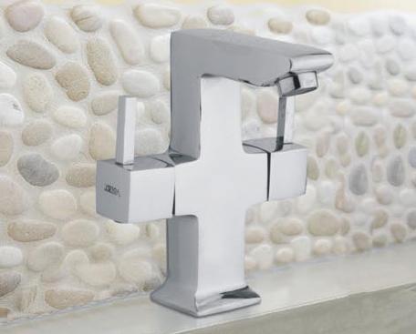Steel Center Hole Basin Mixer Squaro